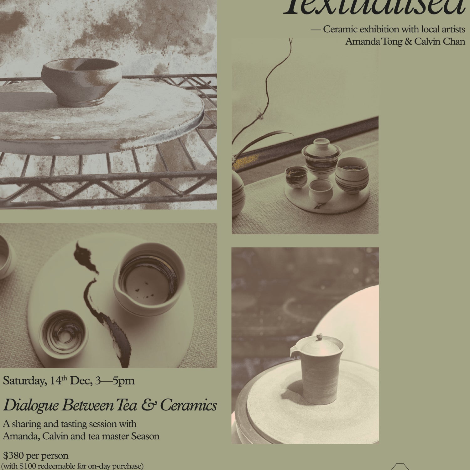 Upcoming Event: "TEXUALISED" CERAMIC EXHIBITION