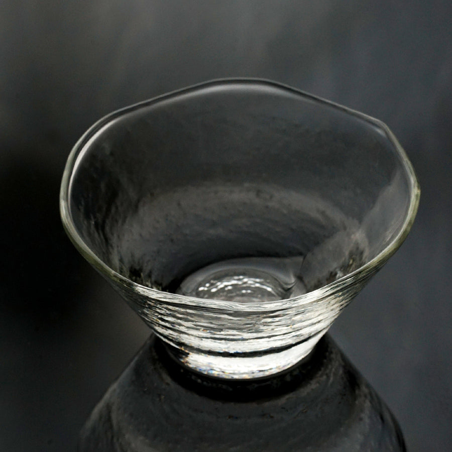 Handmade Glass Tea Cup - Swirl