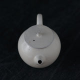 White Glazed Fenyin Teapot by Cong Qiang
