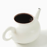 White Glazed Fenyin Teapot by Cong Qiang