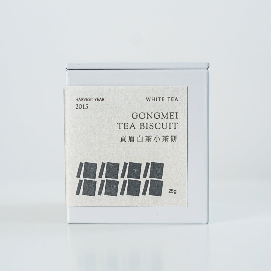 Gong Mei Tea Biscuit 2015 (Sq Tin)